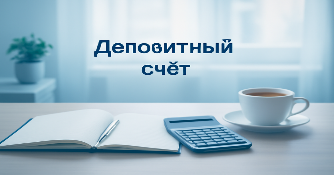 Professional image illustrating the process of selecting a депозитный счёт in a relaxing financial setting.