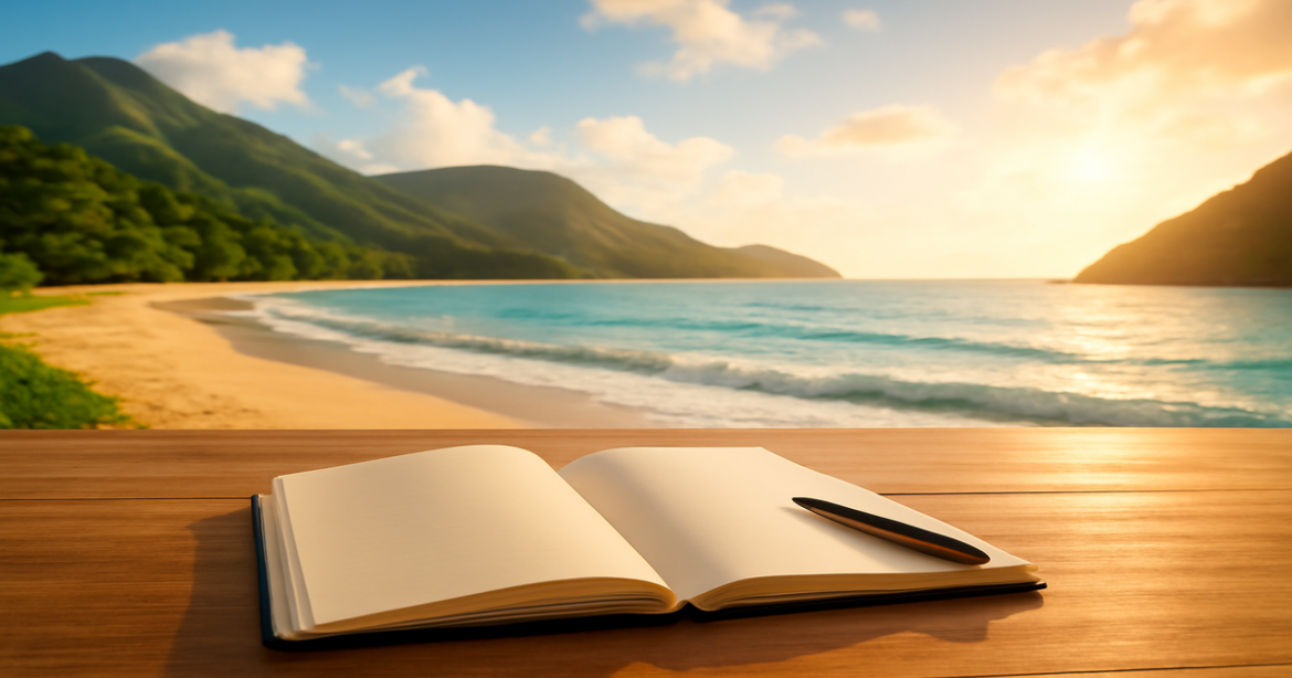 A serene beach landscape symbolizing investment products for beginners in finance.