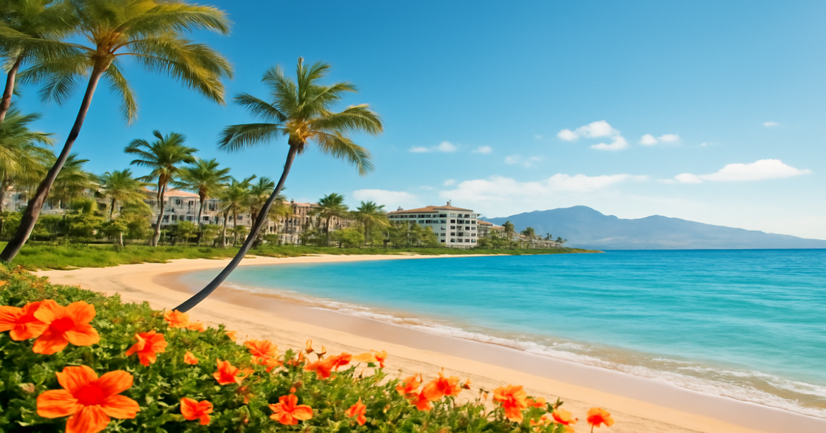 Отпуск зимой: тёплые страны для россиян with a tranquil beach and tropical scenery.
