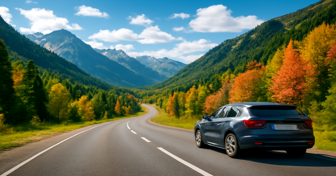 Explore Путешествие на авто по России: маршруты 2026 with this stunning road trip landscape.