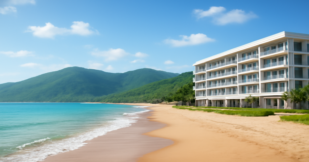 A tranquil beach scene representing финансовая грамотность in personal finance management.