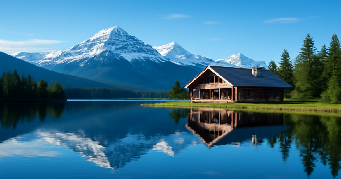 A picturesque mountain scene representing финансовое планирование and financial stability.