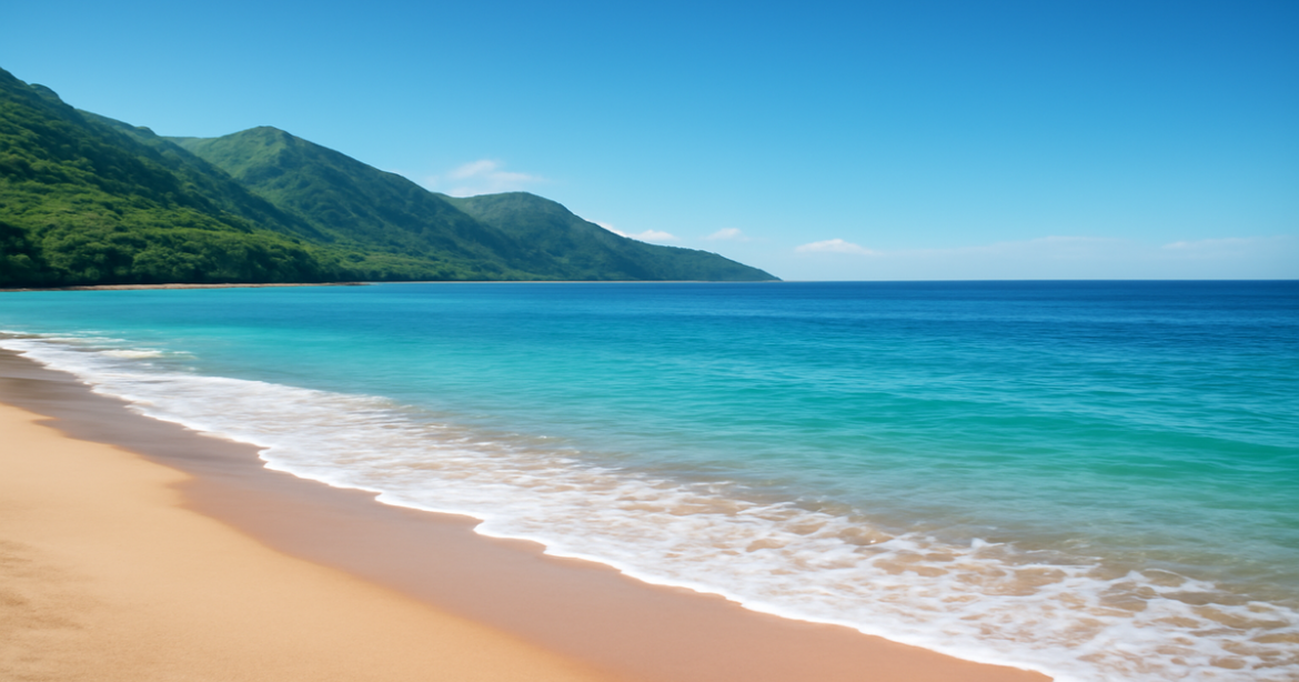 A relaxing beach scene illustrating investment products, highlighting financial growth and tranquility.