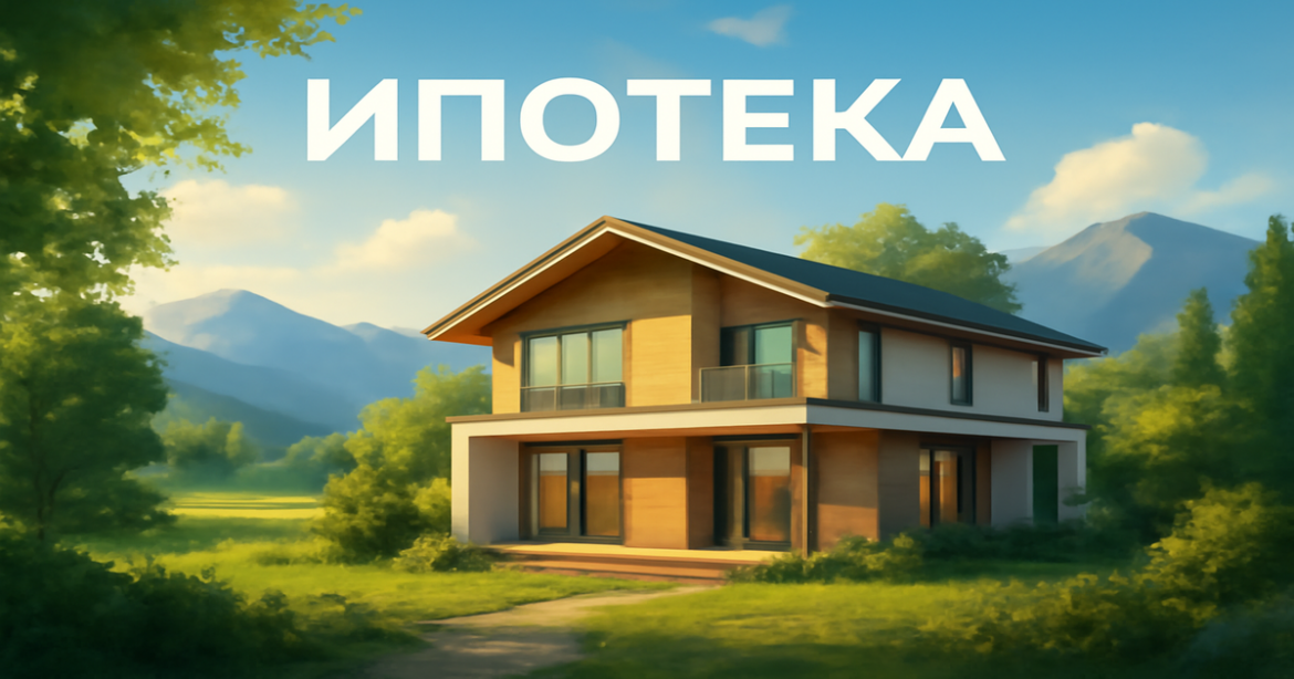 A beautiful home in nature illustrating ипотека in Russia, highlighting the connection to personal finance.
