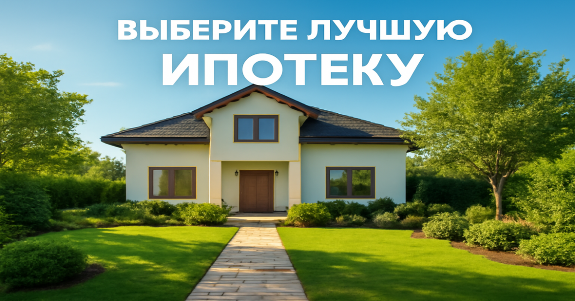 A beautiful home symbolizing the best ипотека options for housing finance in Russia.