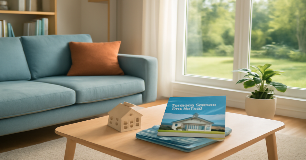 Cozy living room symbolizing ипотечные кредиты with a bright and inviting atmosphere.