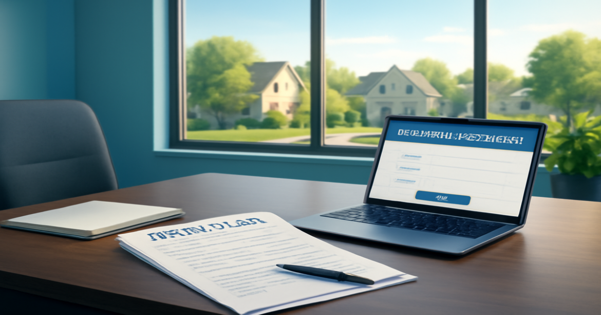 Professional image of a bank office related to ипотека, showcasing a mortgage consultation environment.