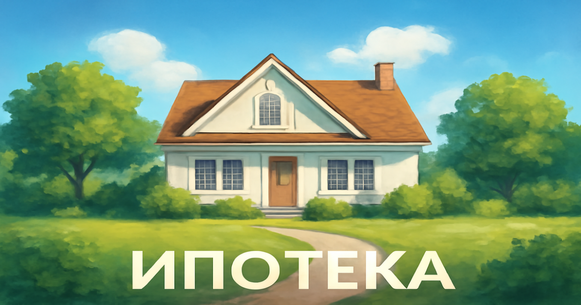A peaceful home scene representing ипотека and the journey to home ownership.