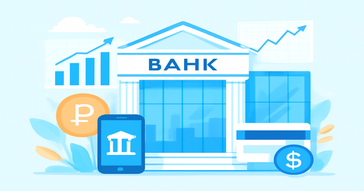Explore the essential aspects of the банковская система России in this professional illustration.