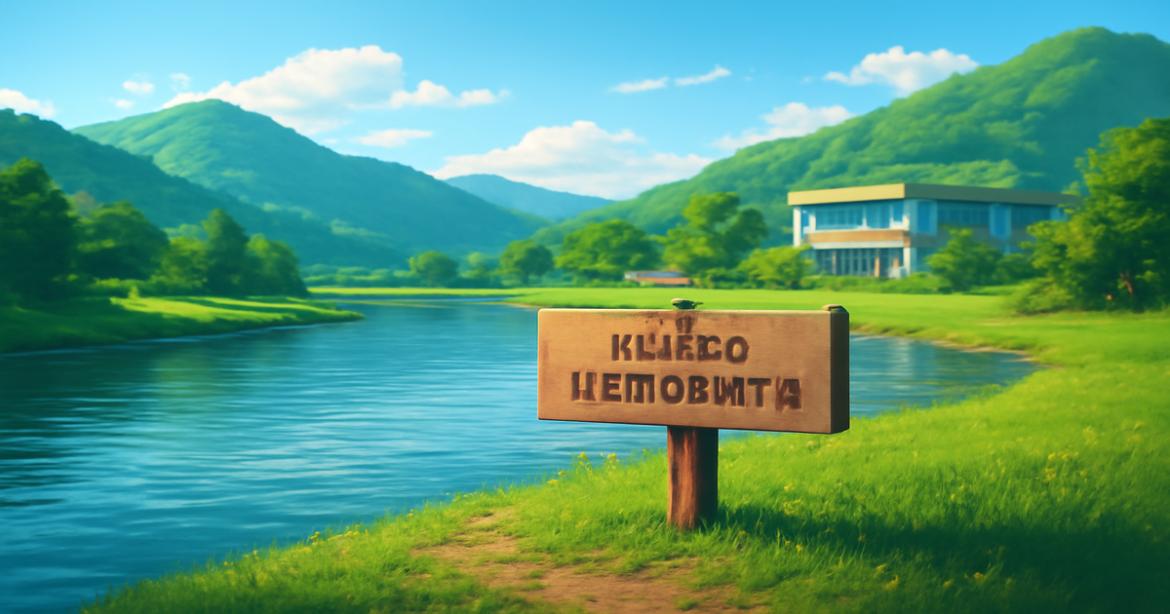 A calming landscape illustrating выбор депозита for financial stability and savings.