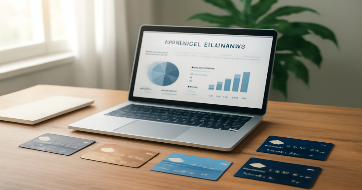 Professional image showcasing credit cards and financial planning for choosing a кредитная карта.