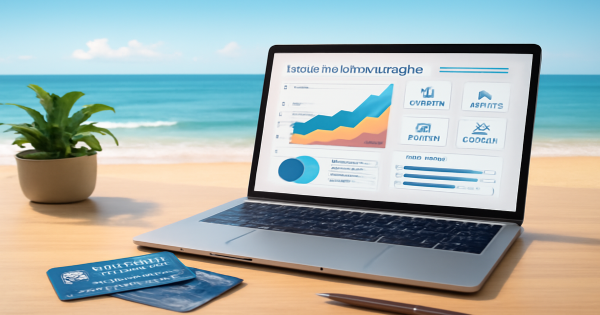 Explore the differences with credit and debit cards in this serene financial planning scene.