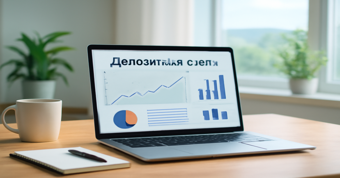 A professional image of a financial planning scene related to депозитные счета.