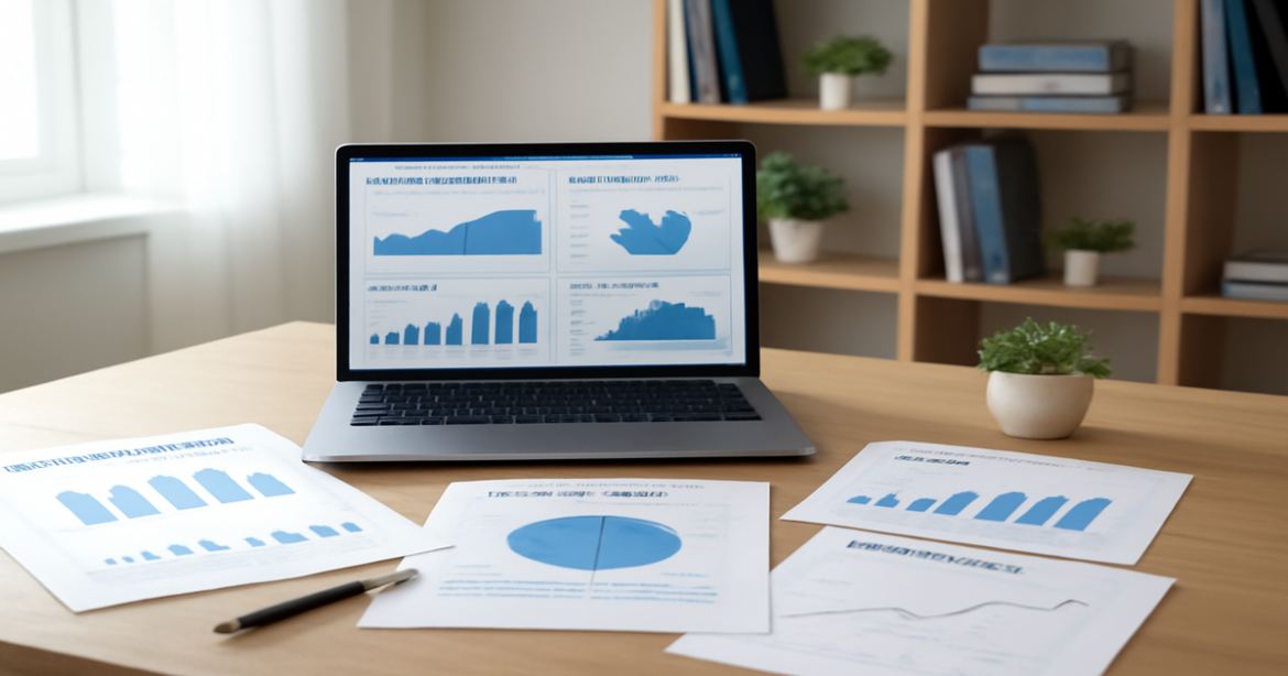 Explore popular инвестиционные продукты in Russia through a professional financial workspace image.