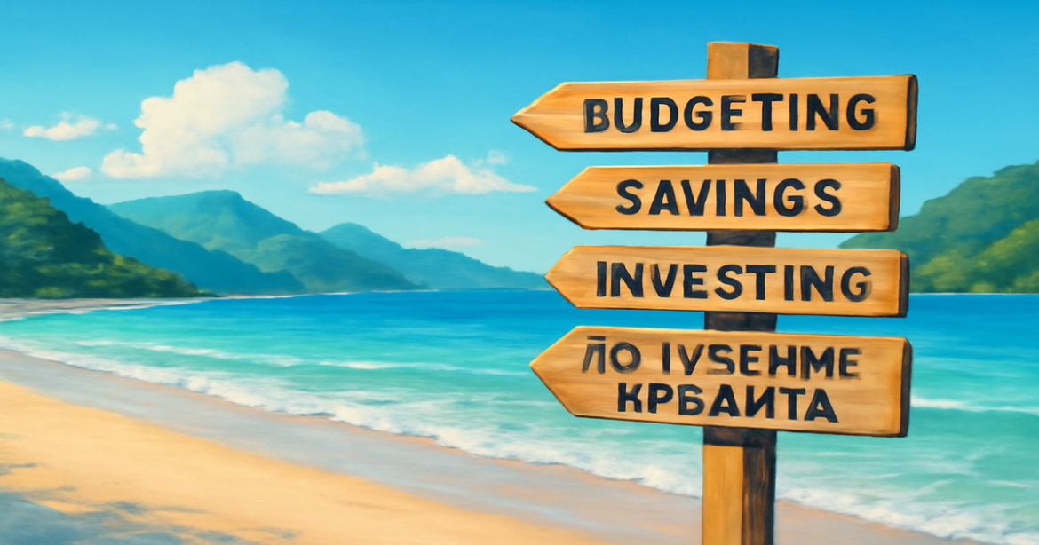 A relaxing beach landscape representing preparation for получение кредита in a soothing environment.
