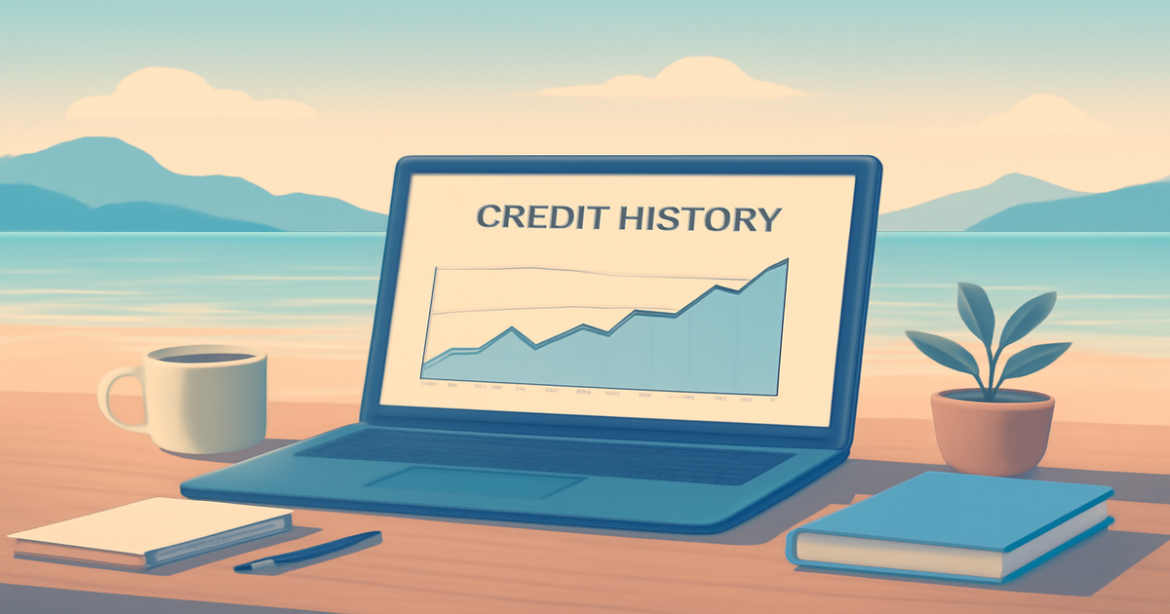 A professional image illustrating the importance of кредитная история in financial planning.