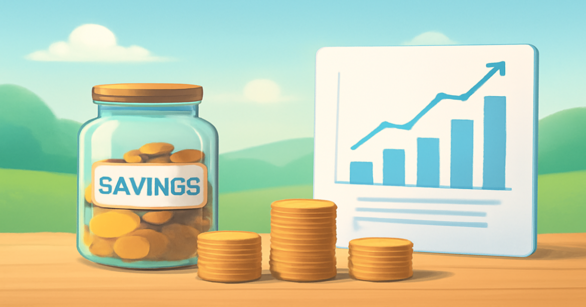 Explore various депозиты options in a tranquil financial setting, perfect for savings planning.