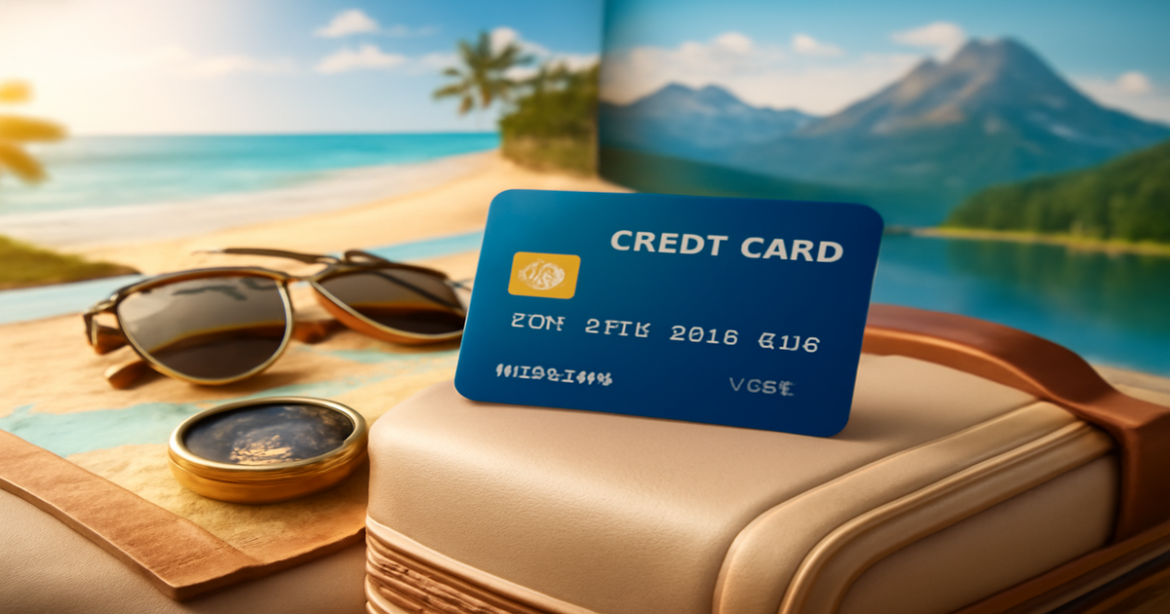 High-quality image for 'сравнение кредитных карт', showcasing travel themes and financial comparison.
