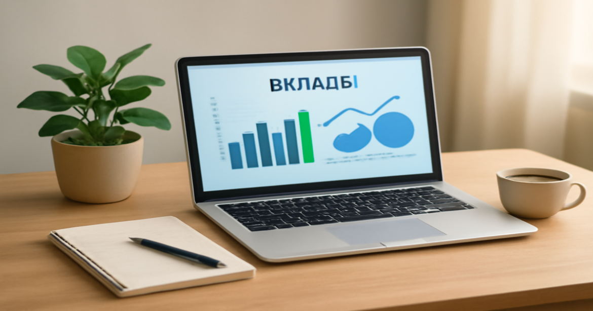 Professional workspace image illustrating financial planning and вклады in a relaxing setting.