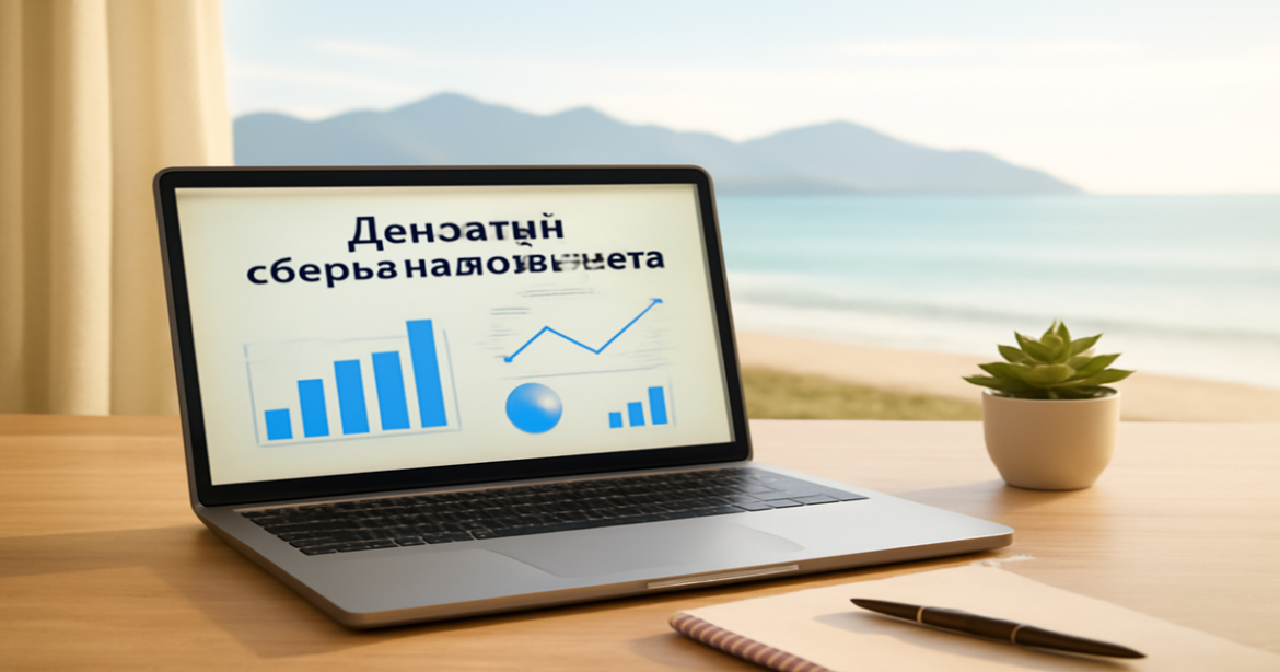 A professional scene illustrating депозиты и сберегательные счета for financial planning in a relaxing environment.