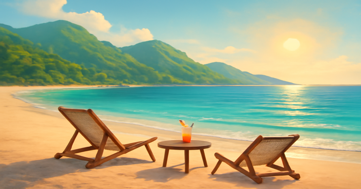 A beautiful beach scene symbolizing effective накопления for a secure financial future.