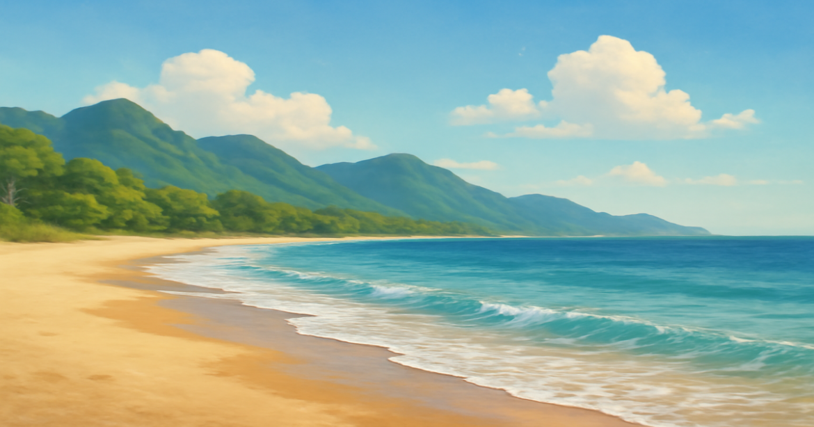 Stunning beach landscape symbolizing investment opportunities in 2026 with a relaxing mood.