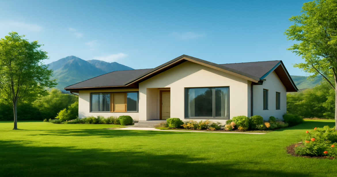 A tranquil home image representing ипотечные кредиты and the dream of homeownership.
