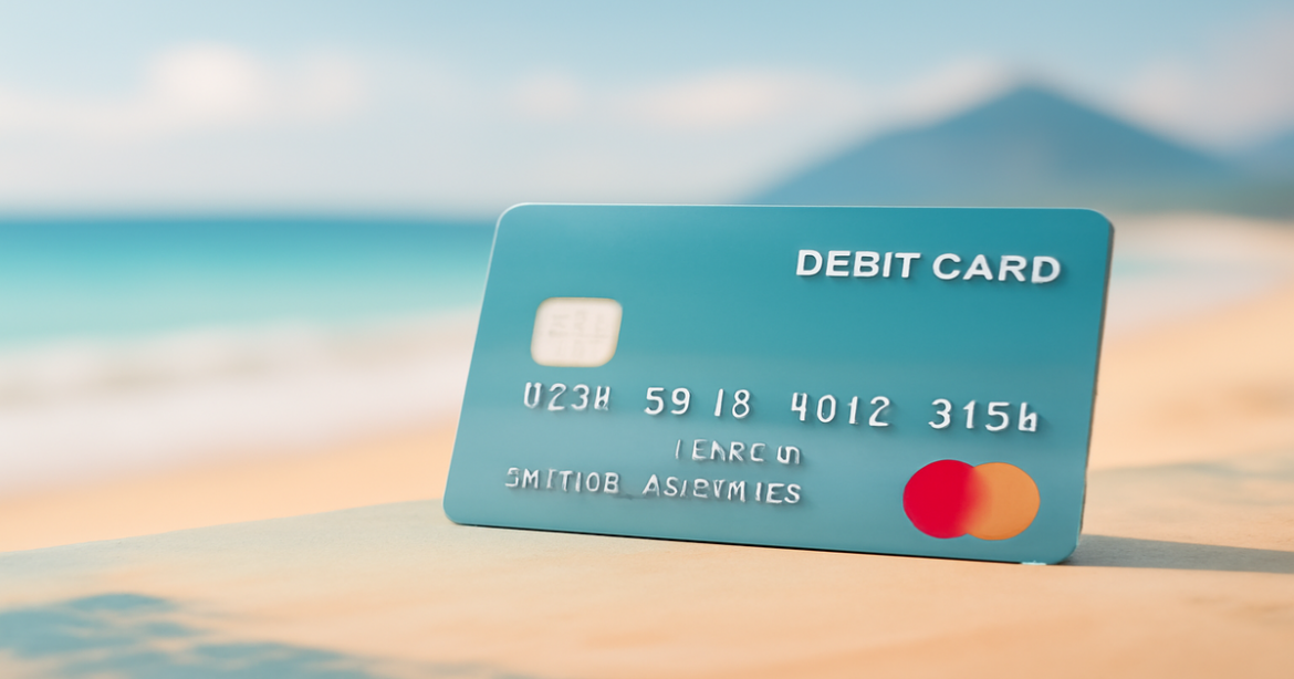 A stylish debit card image, ideal for finance articles about choosing a debit card.