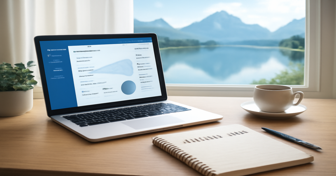 Professional workspace image related to личный заем and financial planning.