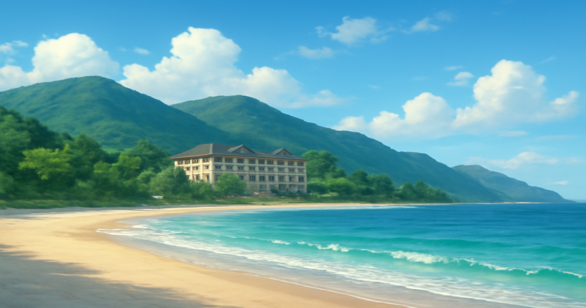 Beautiful beach scene illustrating the importance of правильный выбор страховки for financial security.