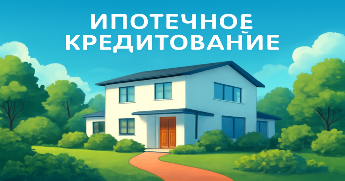 A beautiful home landscape representing ипотечное кредитование, showcasing a welcoming atmosphere and modern design.