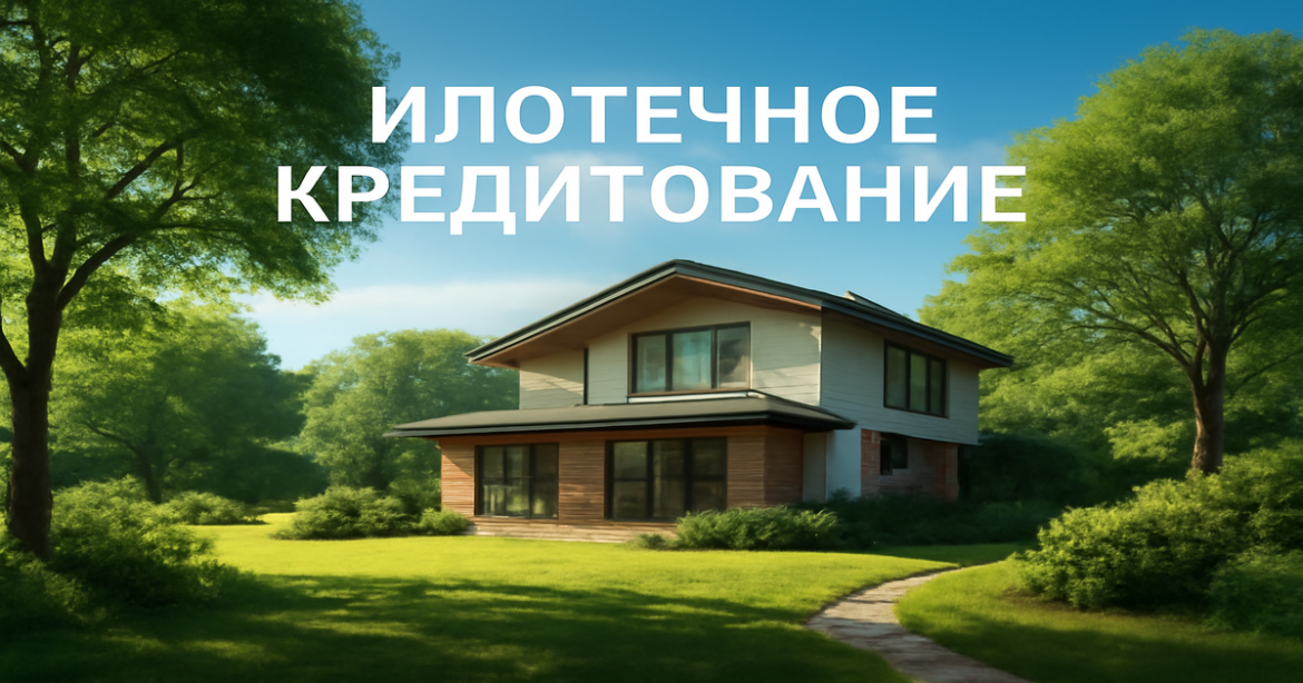 A beautiful home in nature representing ипотечное кредитование benefits.