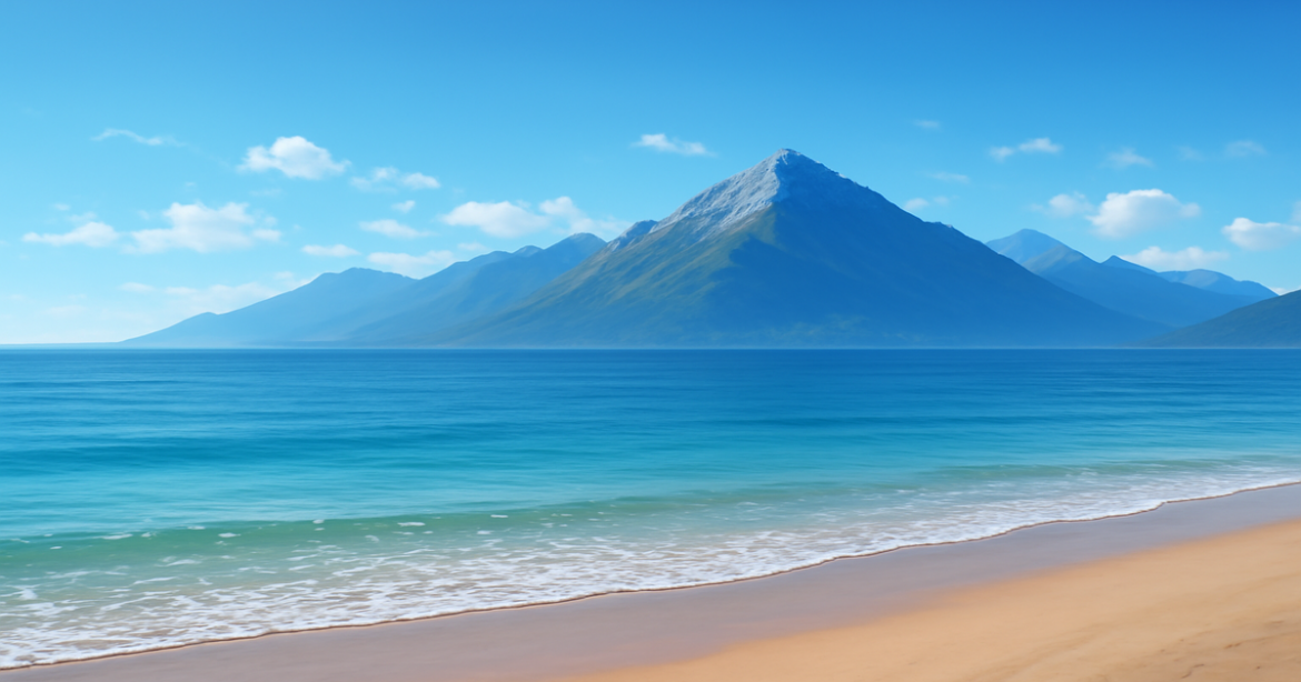 A peaceful landscape illustrating the importance of сравнение банков for reliable financial management.