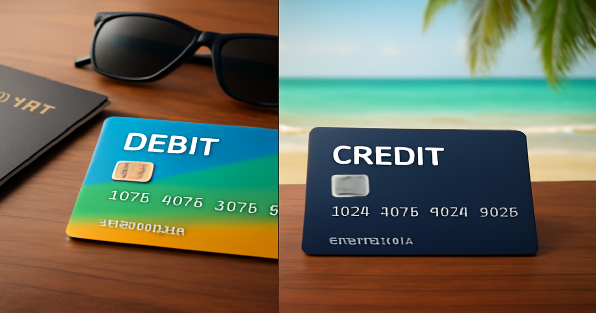 Comparison of debit and credit cards, highlighting their benefits for personal finance decisions.