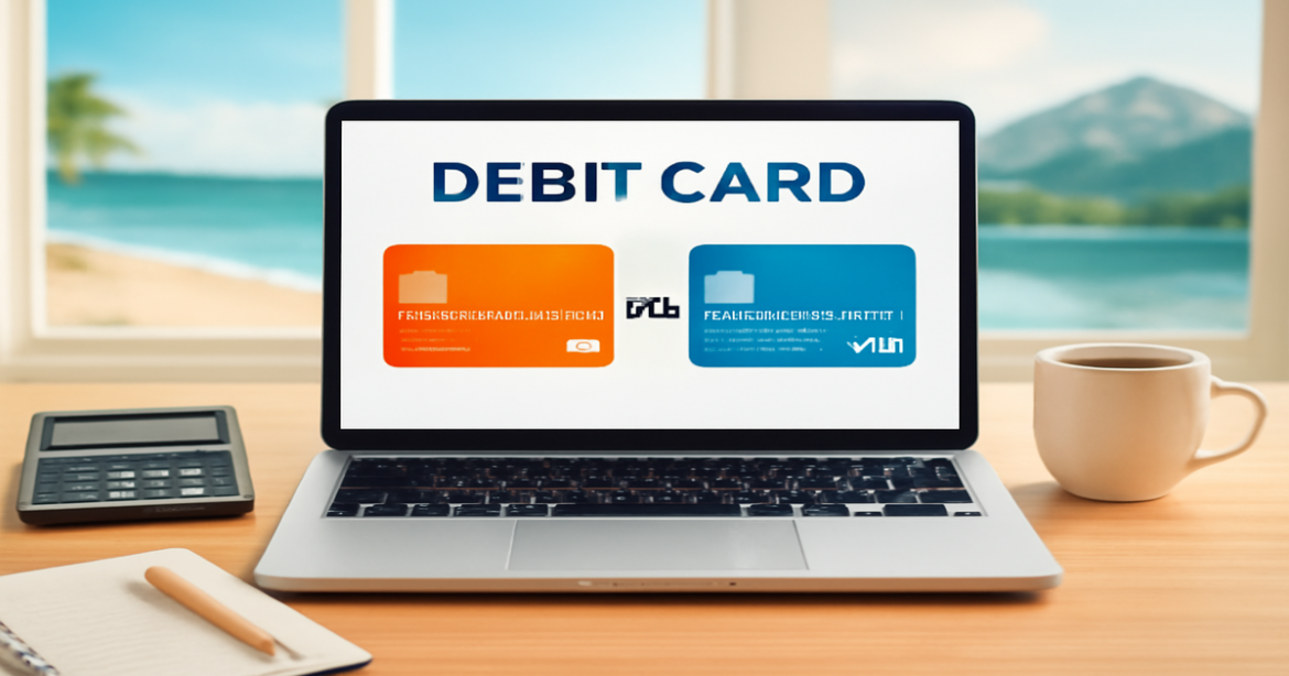 Comparison of debit cards for everyday expenses in a professional setting.