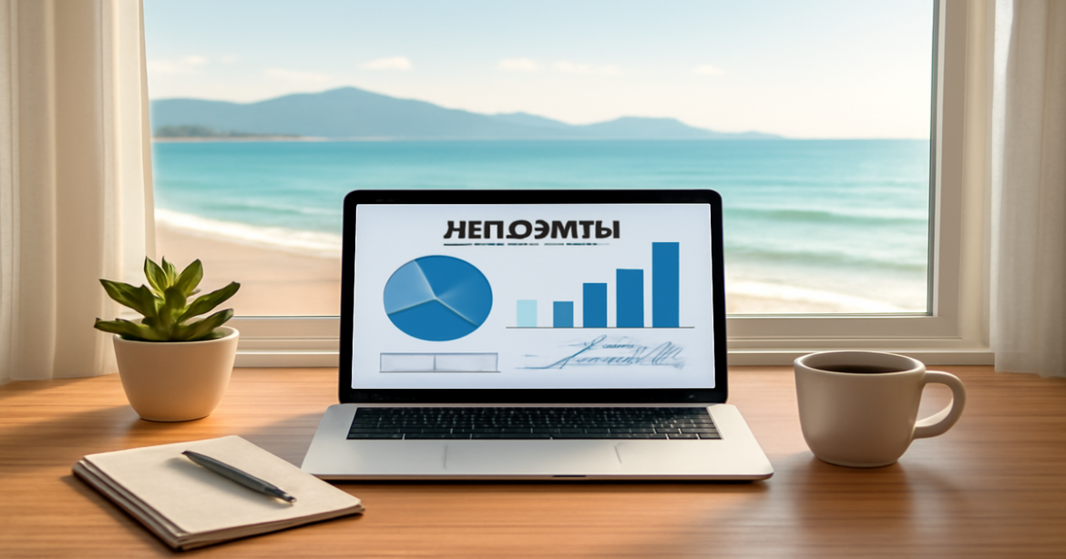 A tranquil workspace illustrating effective financial planning with a focus on депозиты.