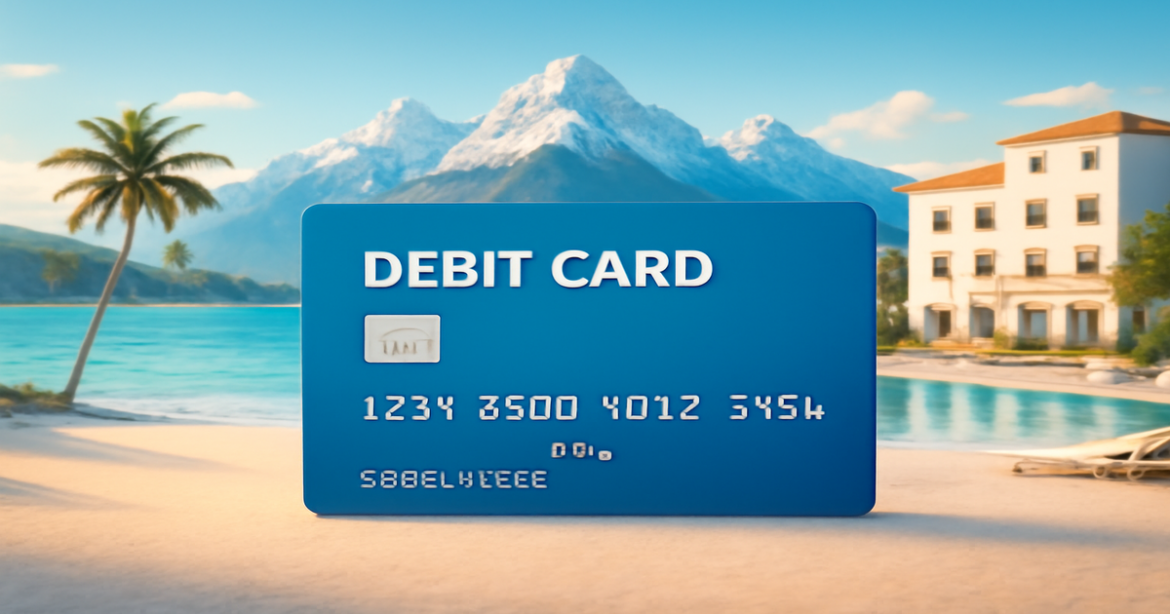 Discover top debit cards with maximum cashback, featuring beautiful travel destinations.