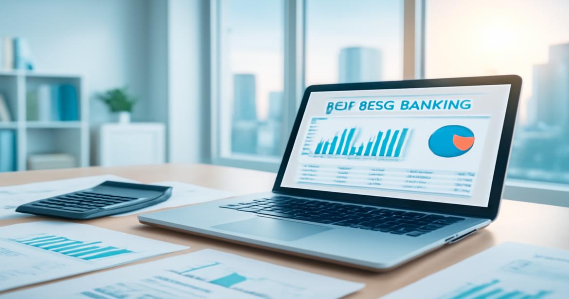 High-quality image of business-banking services in a modern office setting.