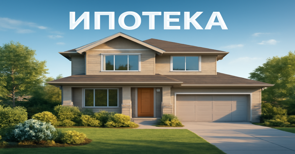 A modern home representing the dream of ипотека in a serene and inviting setting.