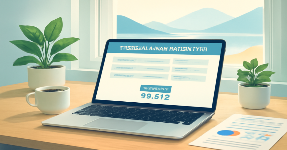 A professional workspace scene illustrating personal loans selection with a bright and relaxing atmosphere.