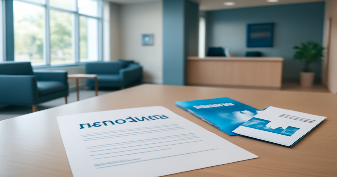 Professional image illustrating депозиты in a serene bank setting, enhancing financial trust and clarity.