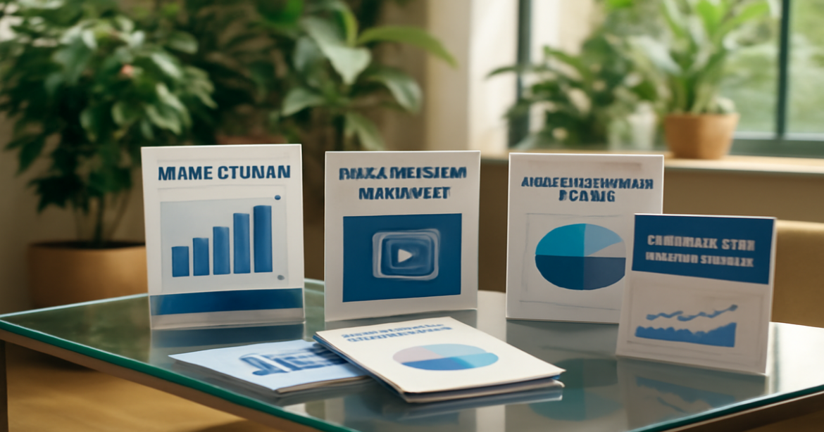 Explore various банковские вклады in a professional and calming bank office setting.